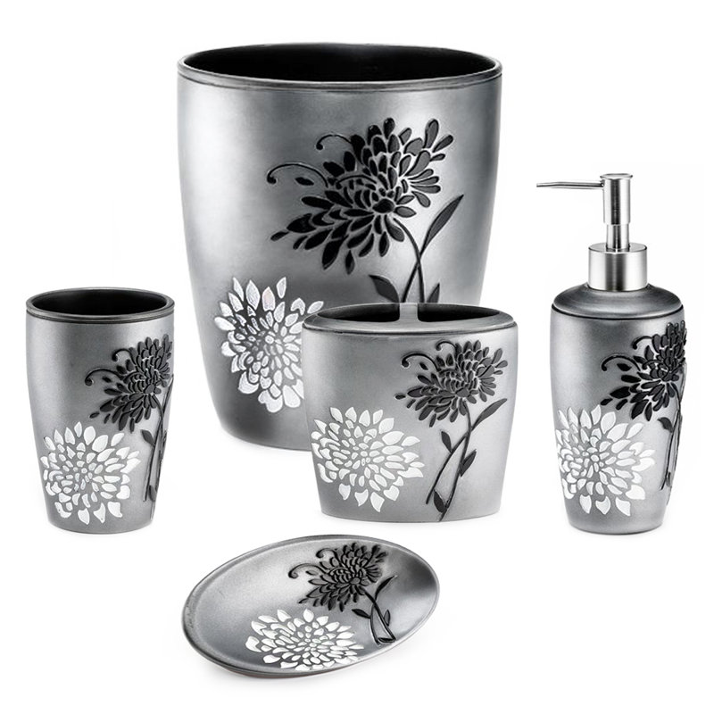 Ensemble d’accessoires de salle de bain 5 pièces Chereen
