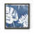 Toile avec cadre gris