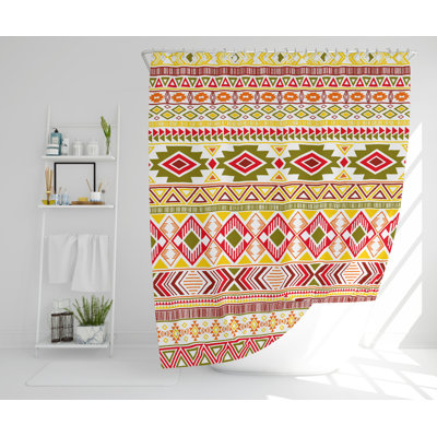 Rothger Polyester Shower Curtain