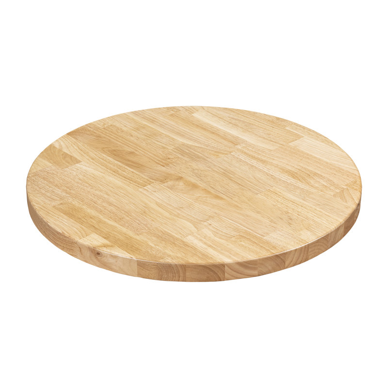Plateau de table rond Rosy, Naturel, H 1,5 po x L 30 po x l 30 po