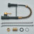 Kitchen Faucet with Sprayer Single Handle Pull Down Sprayer Spring Kitchen Sink Faucet with LED Light-130203328