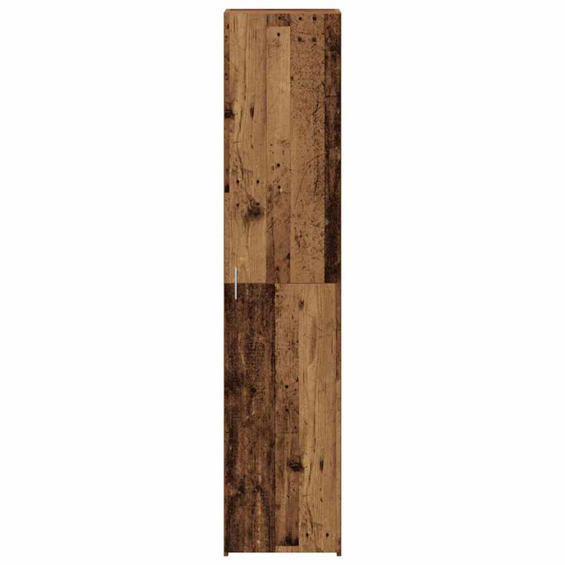 Highboard 40X42.5X185 Cm Engineered Wood, Brown