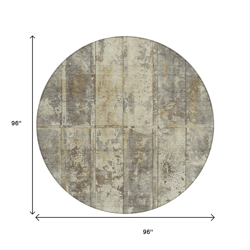 Tapis rond 8 po