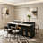 Kitchen Island with Extendable & Rotating Table
