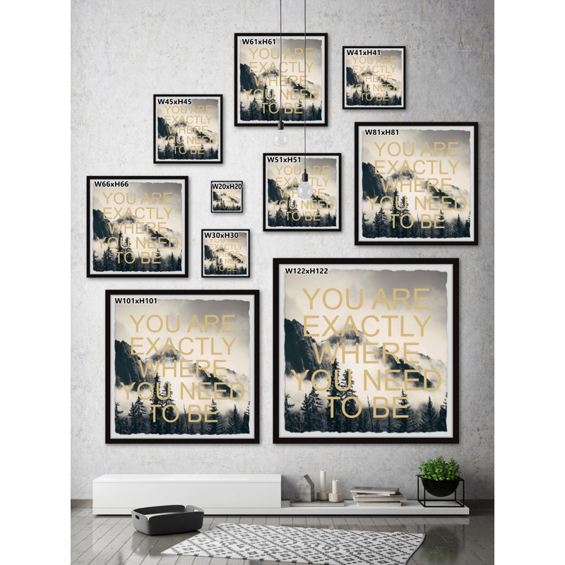 Take Your Time by Marmont Hill - Single Picture Frame Print, 45cm H x 45cm W