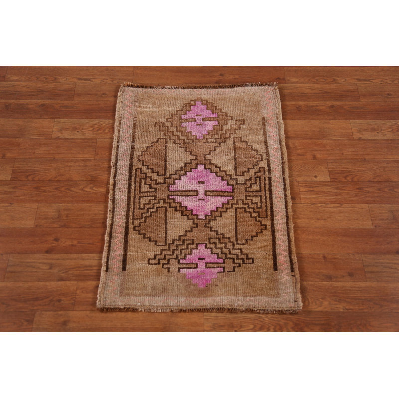 Tapis de vestibule turc à motif antique Anatolian