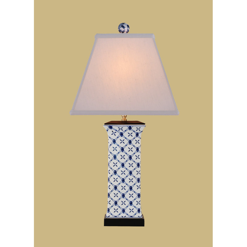 Kittrell Porcelain Table Lamp, Blue and White