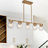 Hampson 38" W 5-Light Dimmable Linear Pendant