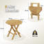 Wood Outdoor Chat Table , 50cm cm W 50cm cm D