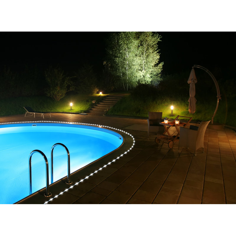 Cordon encastré 50 lumières Encanto, Blanc chaud, 100 lumières
