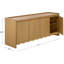 Buffet en bois 4 portes Rhylee