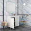 Meuble-lavabo de 32 pouces avec lavabo et miroir et lavabo en céramique