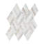 Auralie Rhombus 11 in. x 12 in. Polished Marble Mosaic Floor and Wall Tile
