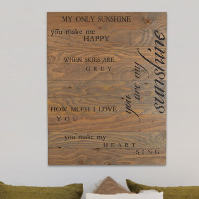 Handmade Wall Decor on Wood