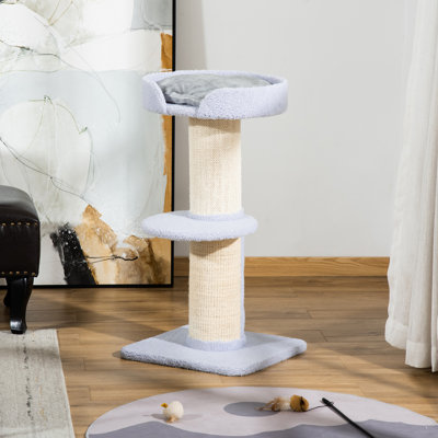 Cat Tree w/ Sisal Mat Scratching Post Cat Bed Cushion