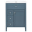 Meuble-lavabo moderne avec lavabo en céramique Kensington-128834590-128834592
