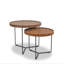 Table de bout à pieds croisés Heckson