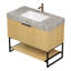 Lavabo encastré en céramique de 36 po, sans armoire, sans robinet ni drain, convenant au meuble-lavabo TILLEY, YOLAN, etc.