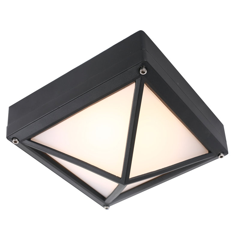 Plafonnier encastré à 1 lumière Simonds Simonds, H 5 po x l 9 po x P 9 po