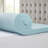 Hypoallergenic 3" Cooling Gel Memory Foam Mattress Topper with Removable Cooling Cover-1506898995