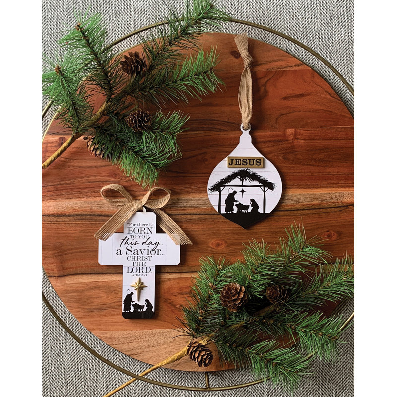 Ornement de Noël Nativité