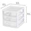 Rangement en plastique 3 tiroirs Sterilite Clearview-103526229