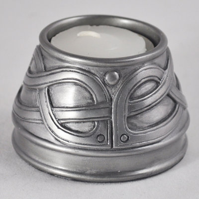 11.43 cm H Resin Tabletop Tealight Holder with Candle Included