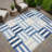 Machine Washable Indoor/Outdoor Aten ACN2332 Geometric Rug-253682821