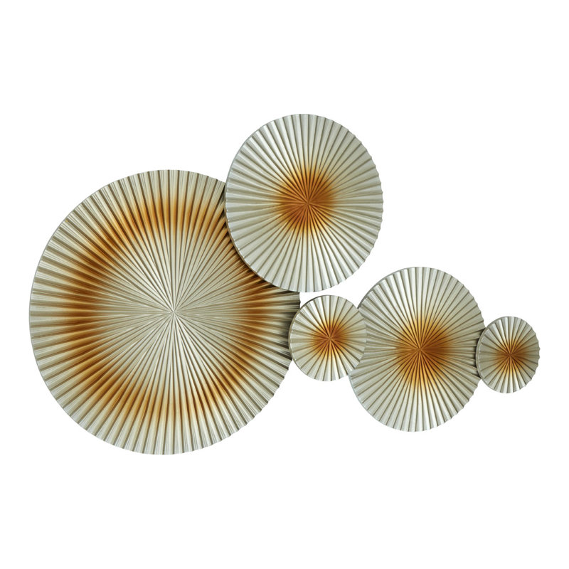 Abstract Wall Decor on Metal