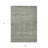 3' X 5' Sage And Ivory Abstract Washable Indoor Outdoor Area Rug