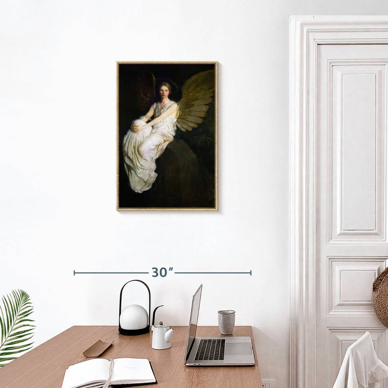 Stevenson Memorial 1903, Floating Frame Natural Wood, 17" x 25"