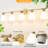 Novalise 5 - Light Dimmable Vanity Light With White Cone Glass Shade-1816993721