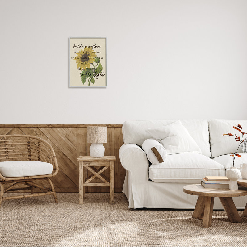 «Be Like A Sunflower», Daphné Polselli, Estampe numérique Farmhouse, H 20 po x l 16 po