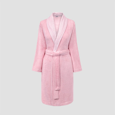 Rene Cotton Blend Terry Cloth Ankle Bathrobe for Kids