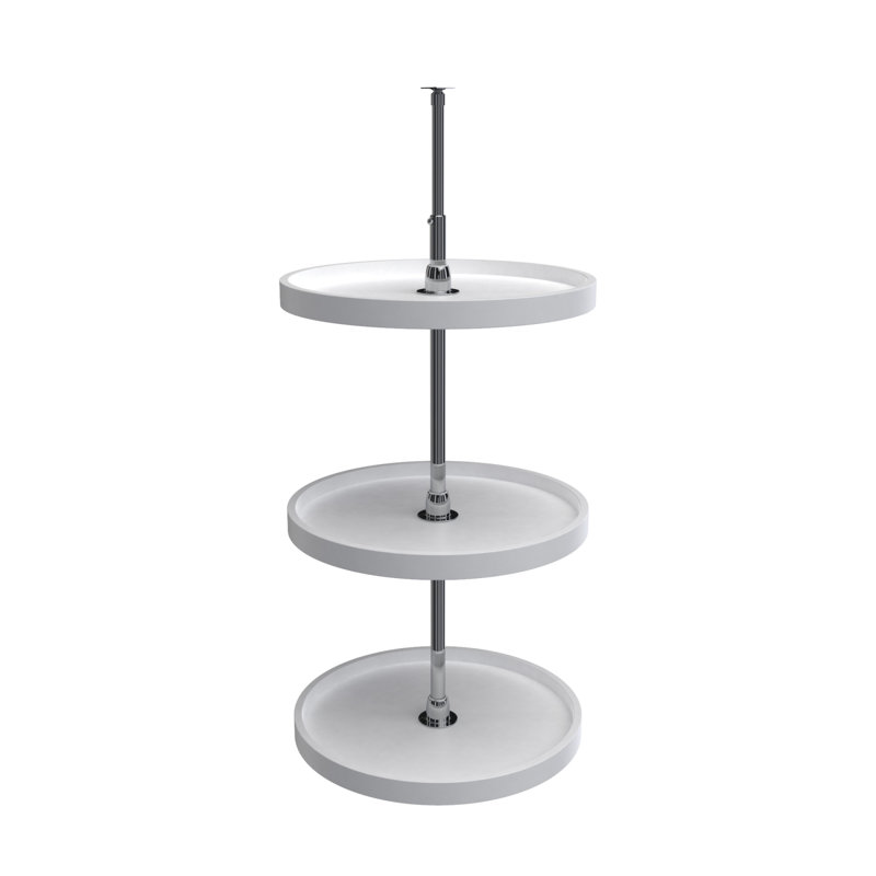 Armoires murales de coin Rev-A-Shelf, H 46 po x l 18 po x P 18 po, Blanc