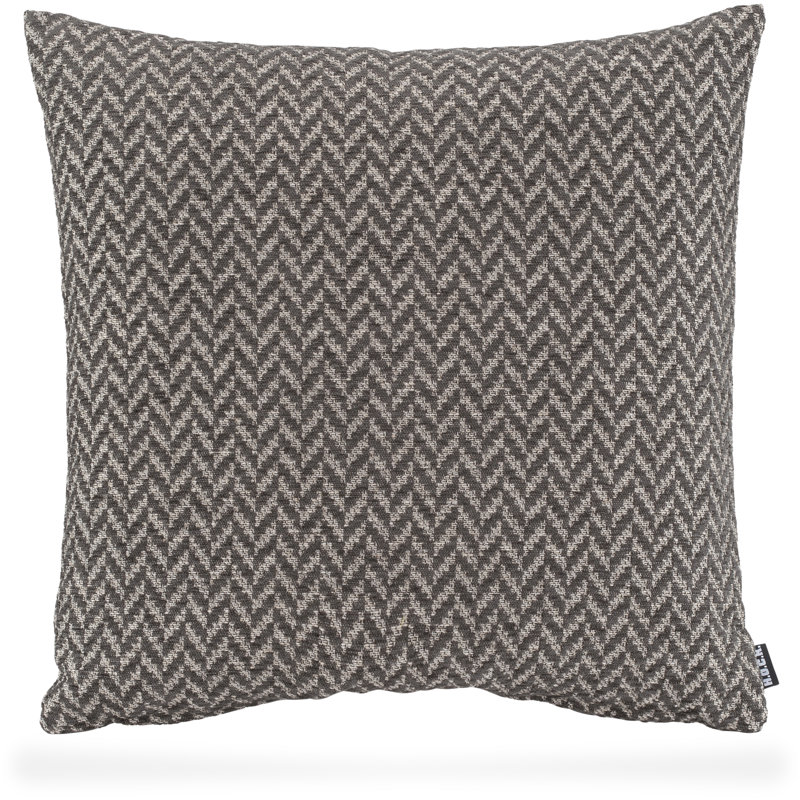 Zircono Chevron Square Cushion, Grey