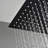 16 Inch Bathroom Luxury High Pressure Waterfall Rain Shower Head-122006080