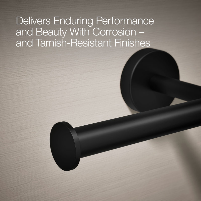 Double Toilet Tissue Holder, Matte Black
