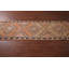 Tapis de couloir oriental orange en laine orange Oushak