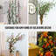 Branche de cerisier artificiel de 63 pouces, fausse vigne en rotin pour décoration murale, mariage et décoration de jardin