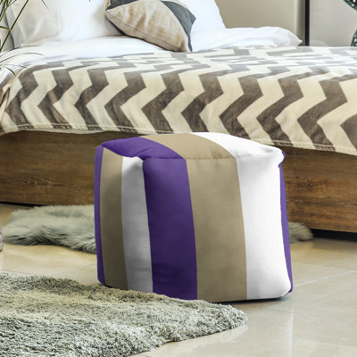 Repose-pieds cube la ours college stripes