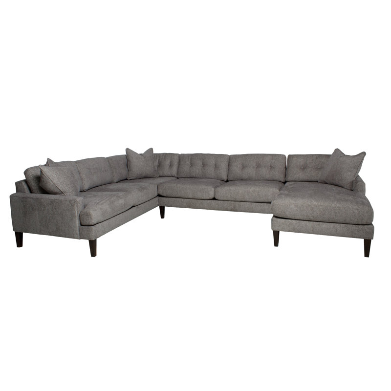 Upholstered U-Shaped Sectional Right Hand Facing, Left Hand Facing