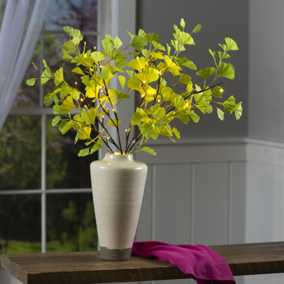 30'' Faux Gingko Branch
