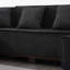 Canapé modulaire moderne en forme de U avec canapé à lumière modulaire 130 po avec bande lumineuse à DEL RVB et 6 coussins pour le salon-688844981