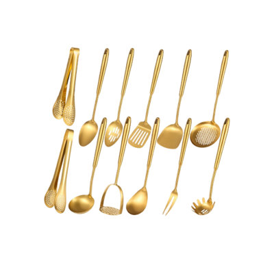 Excellent Cooking Gadgets Tools Set, Stainless Steel Cooking Utensils 12 Pcs