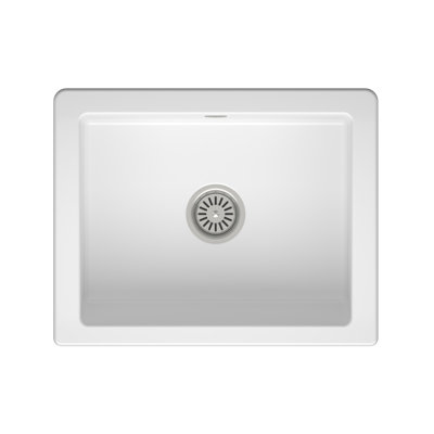 Terralife 495mm W Single Bowl Ceramic Kitchen Sink
