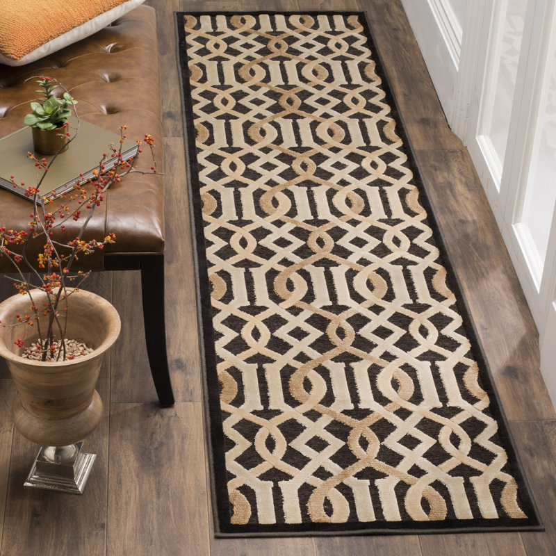 Van Wyck Paradise Viscose Geometric Rug, Runner 2'2" x 8'