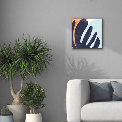 «Bright Wave 2» par Emma Scarvey, art mural sur toile, 18 po x 18 po