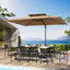Gerken 116' Square Cantilever Umbrella, Weighted Base Does Not Include-1603812144-1557226375-1557226374