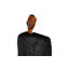 Figurative Wood Sculpture, Iron Base